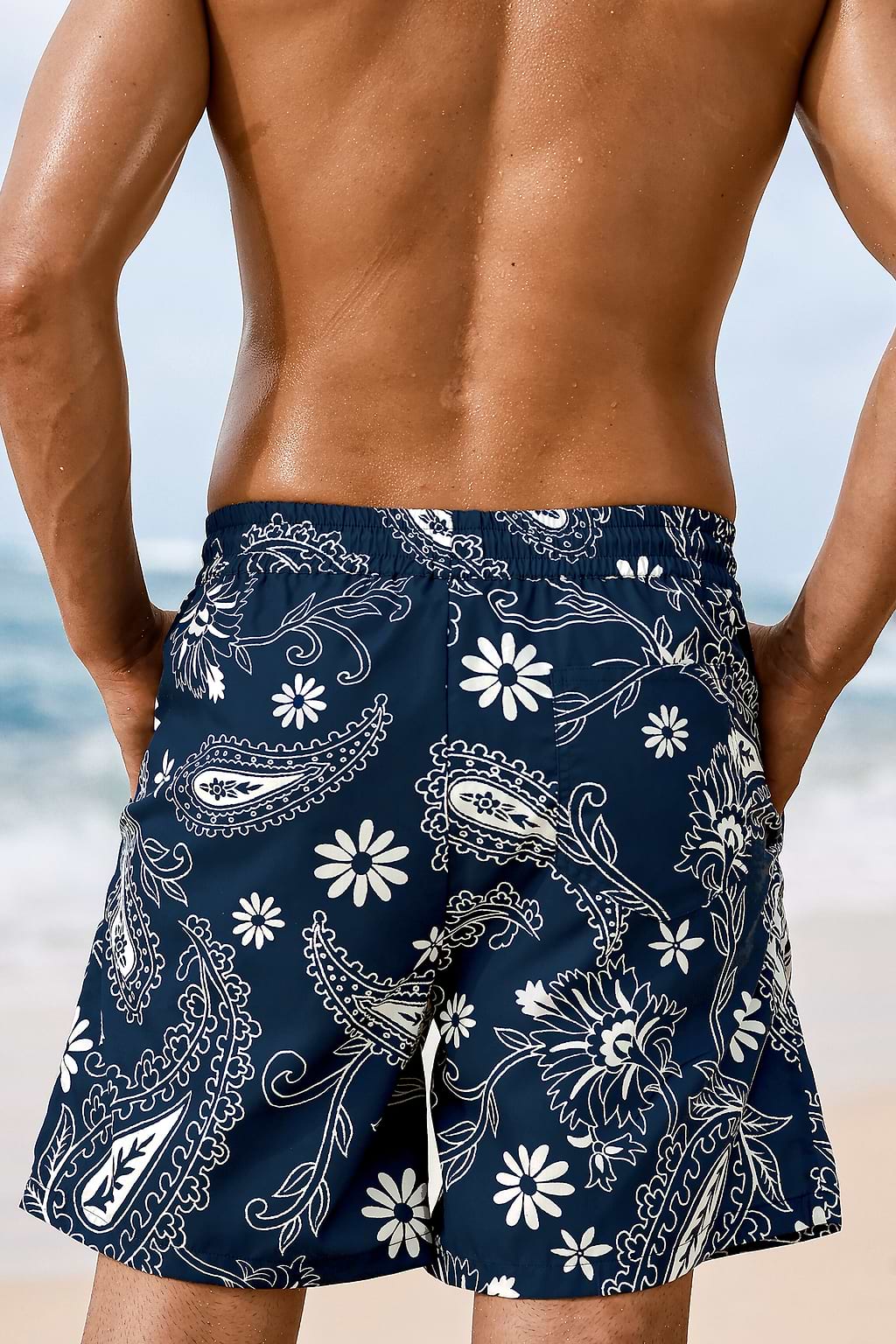 Summer Coast Paisley Board Shorts