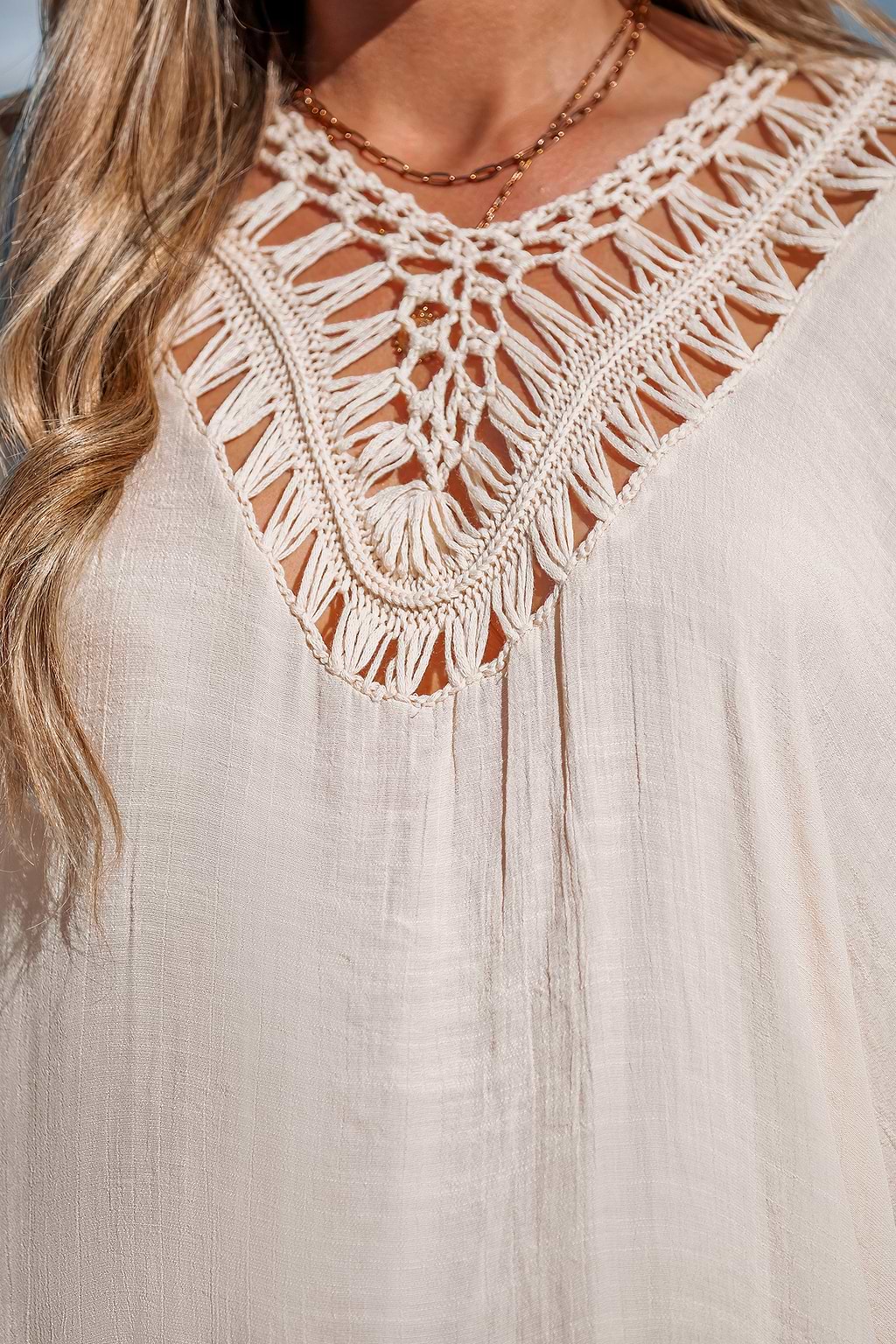 Abito copricostume beige Beachside Glow