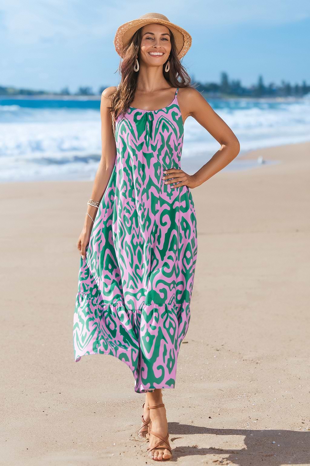 Soho Abstract Maxi Dress