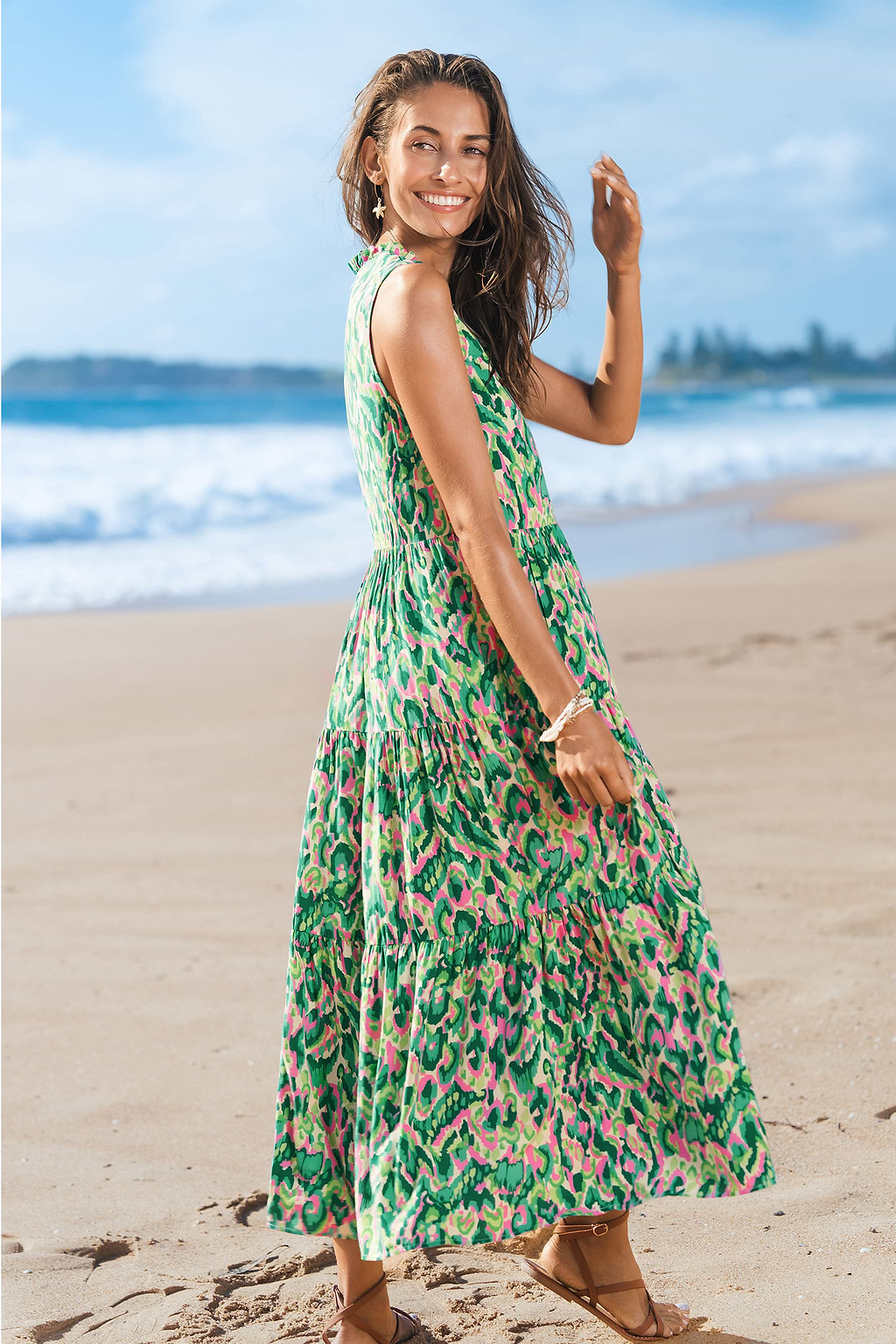 Tropical Vibes Midi Dress