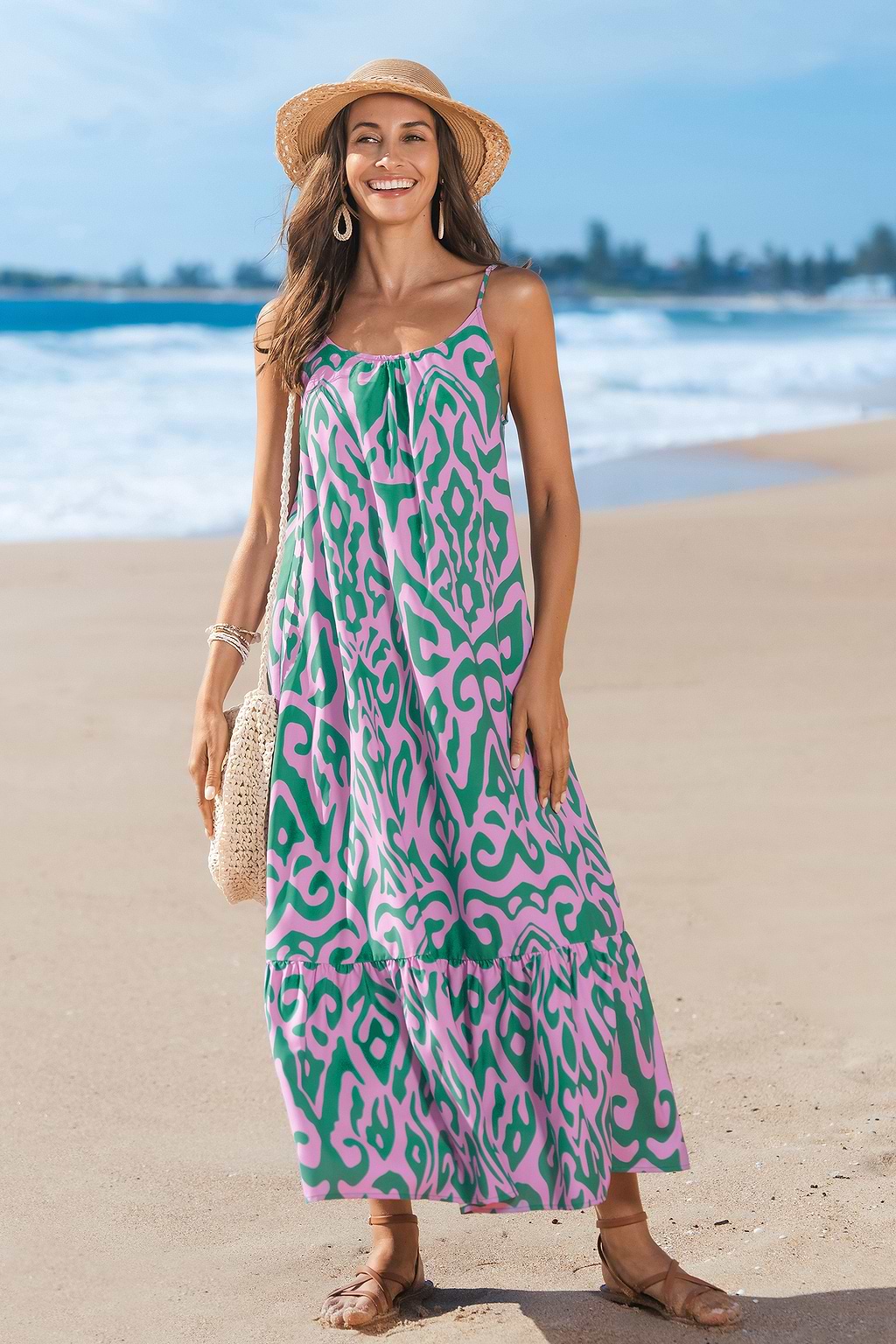 Soho Abstract Maxi Dress