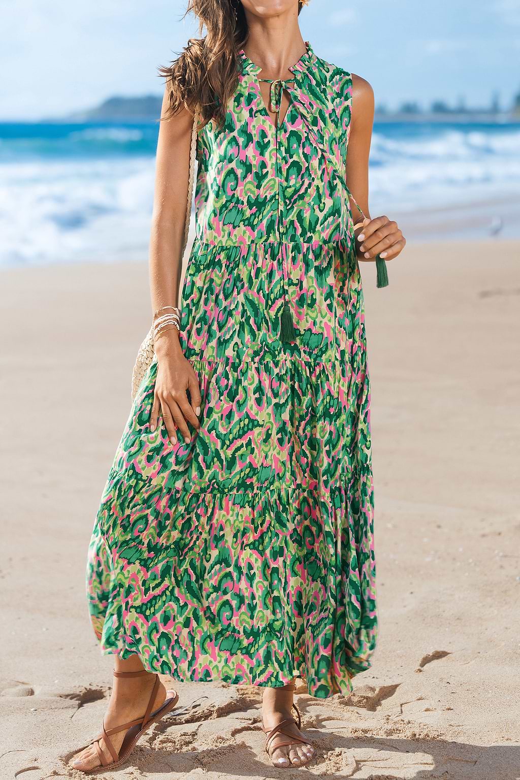 Tropical Vibes Midi Dress