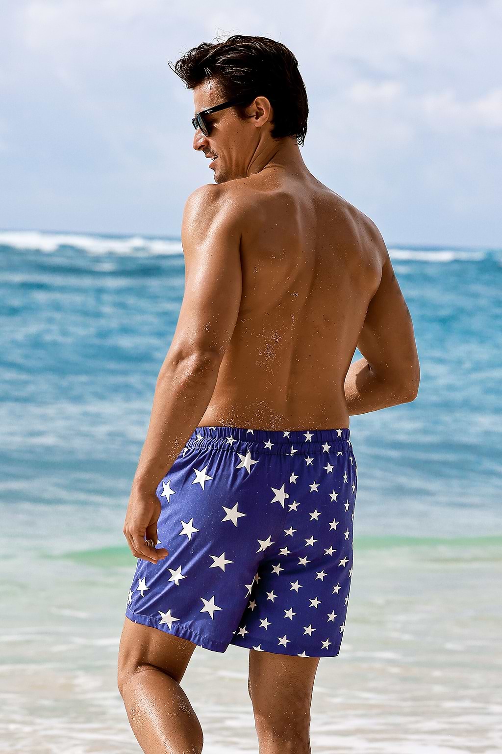 Night Sky Star Board Shorts