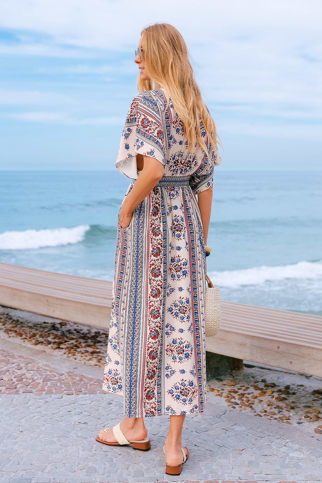 Roman Nights Boho Maxi Dress