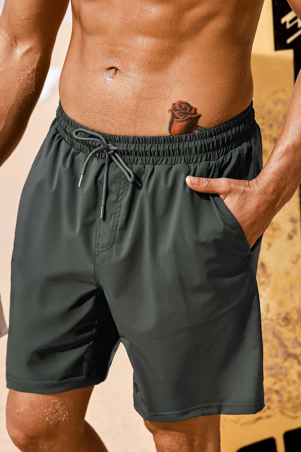 Pantaloncini da surf grigi Stone Ridge