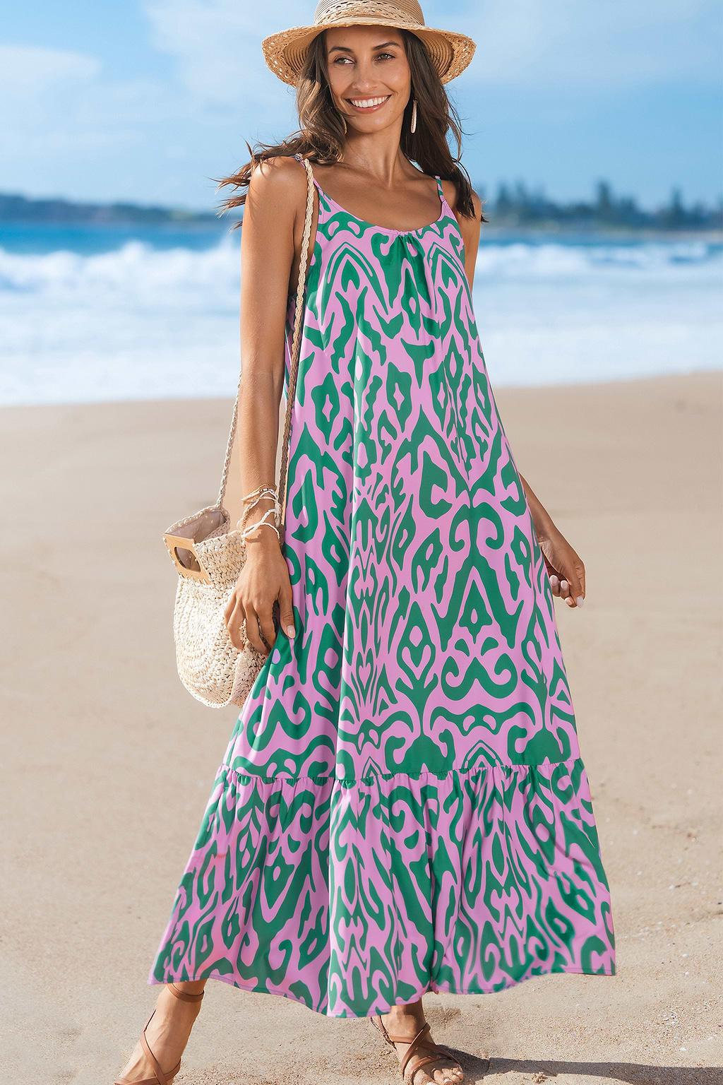 Soho Abstract Maxi Dress