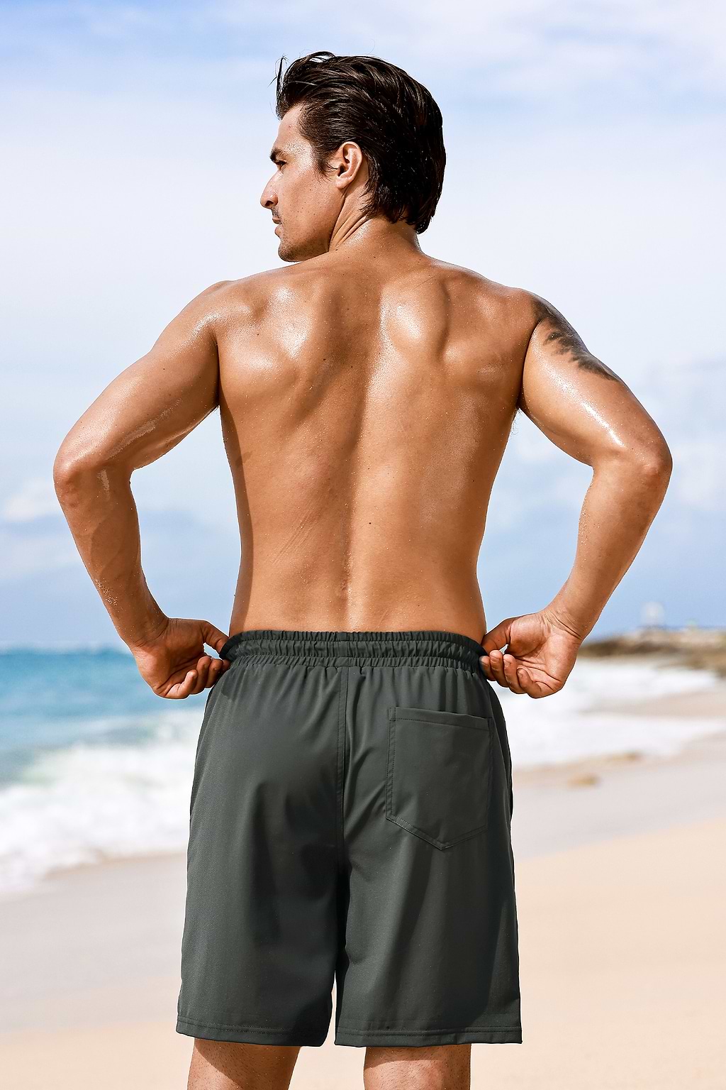 Stone Ridge Gray Board Shorts