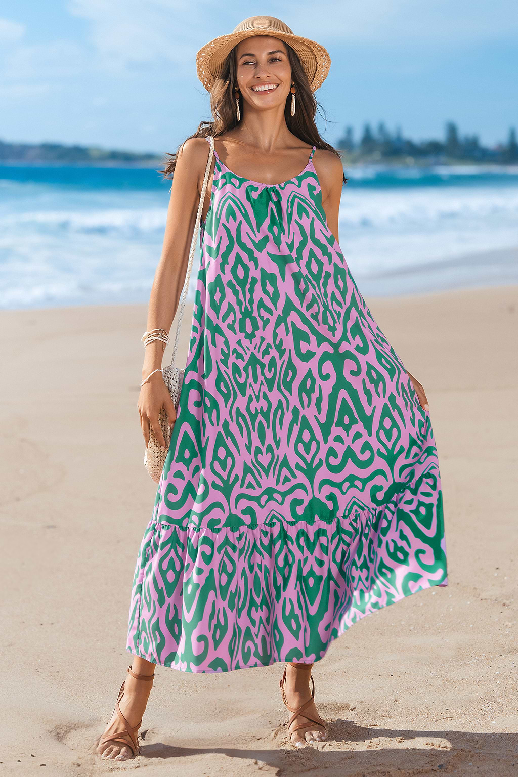 Soho Abstract Maxi Dress