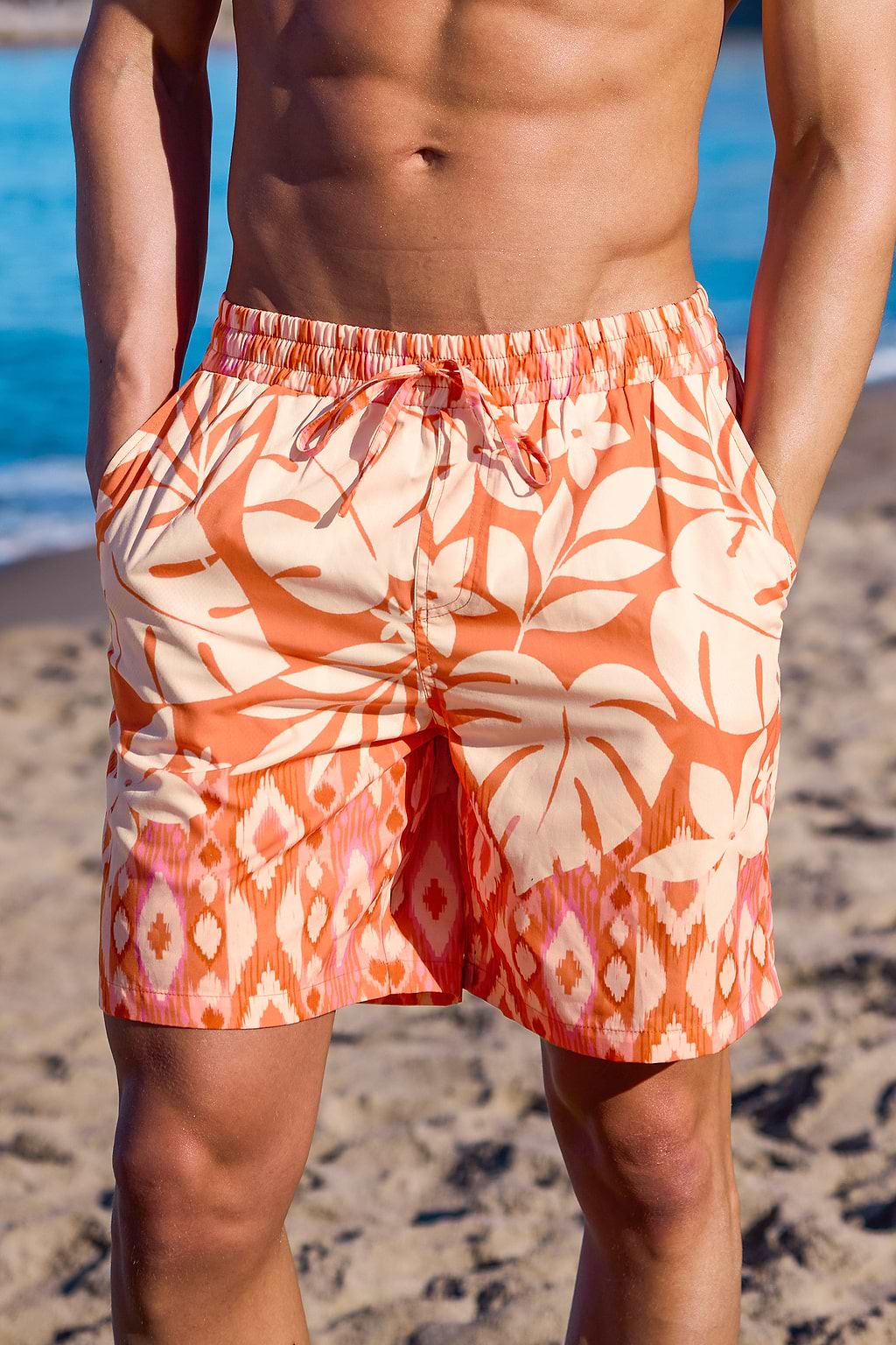 Coral Rush Tropical Board Shorts
