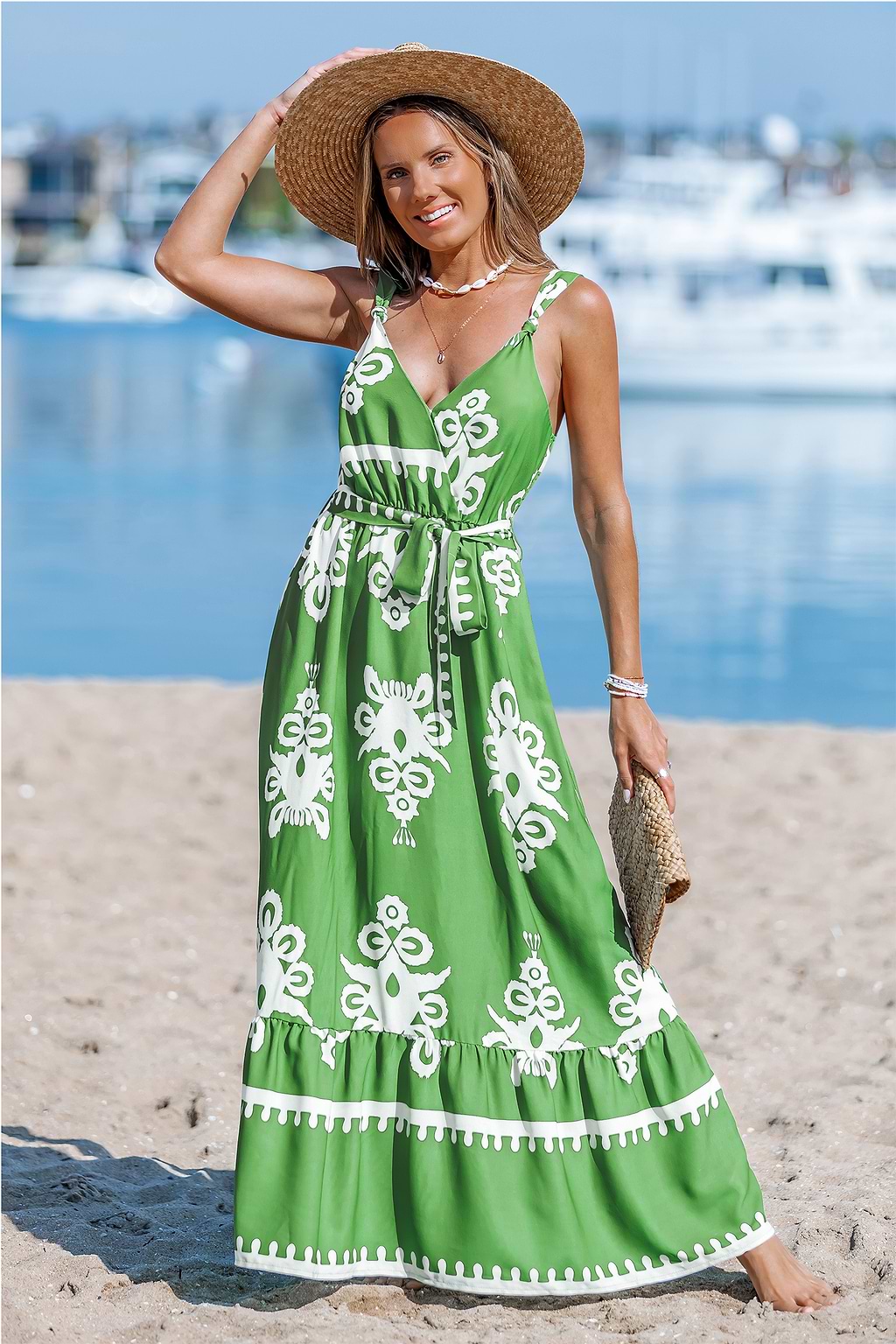 Spring Beauty Ornate Maxi Dress