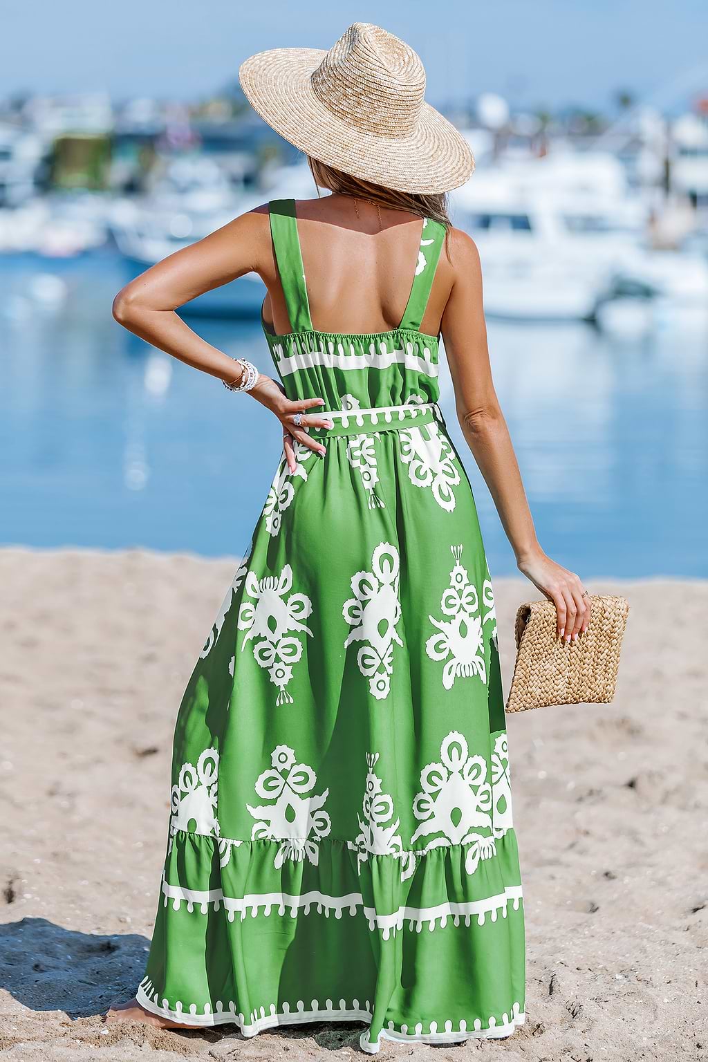 Spring Beauty Ornate Maxi Dress