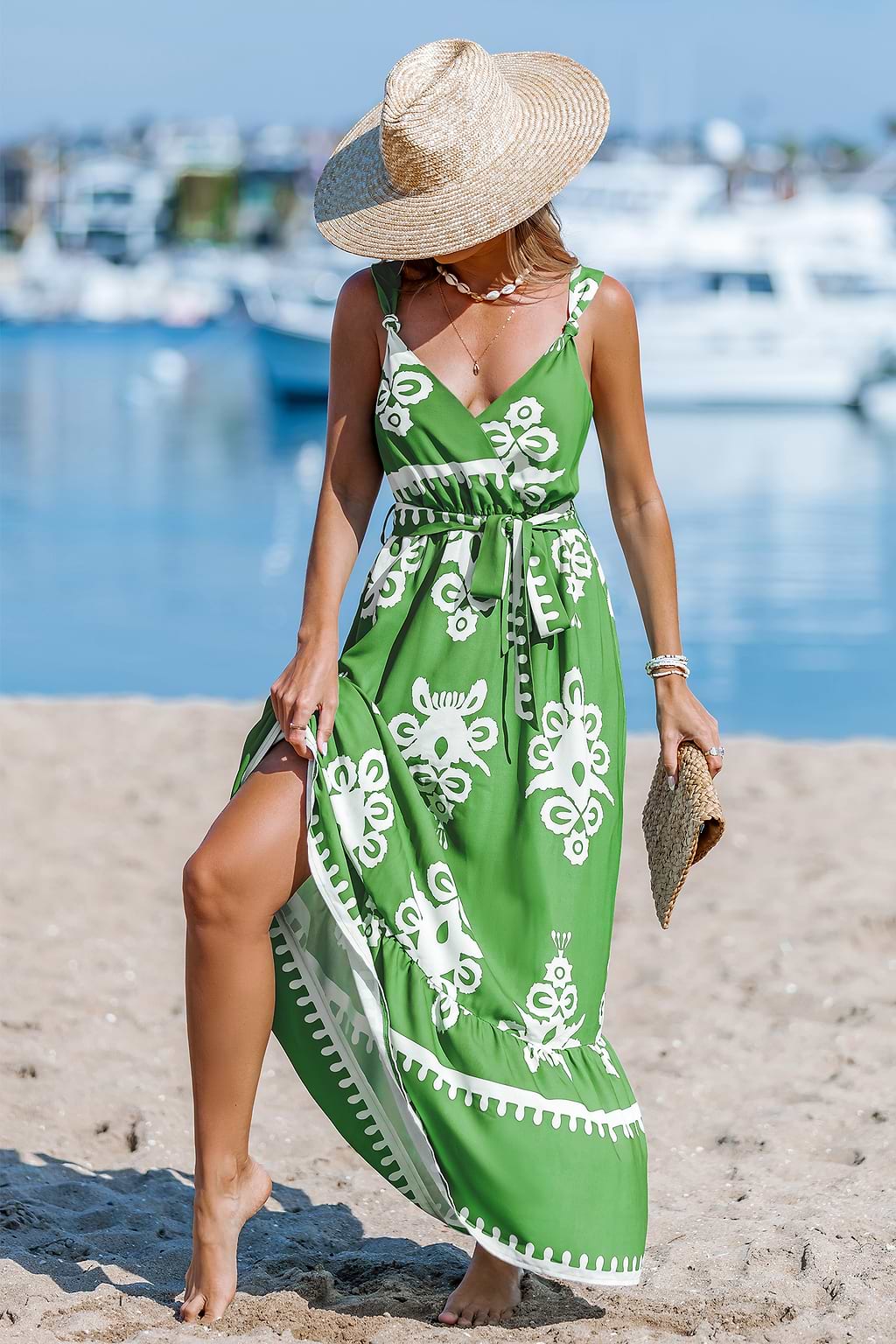 Spring Beauty Ornate Maxi Dress