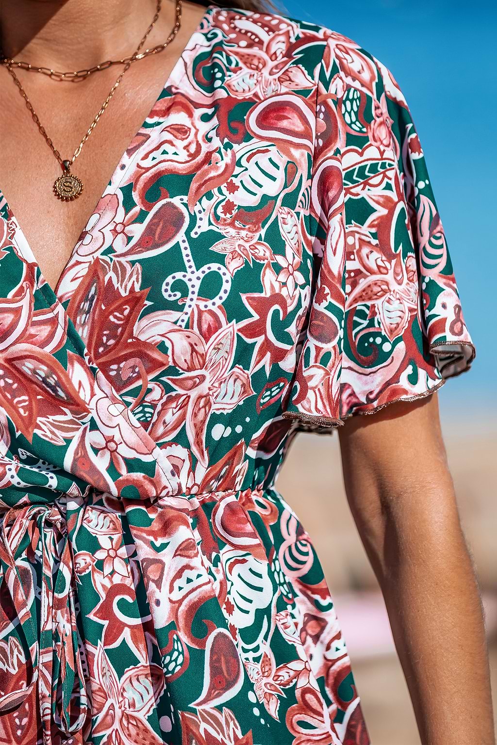 Tropical Zone Floral Mini Dress