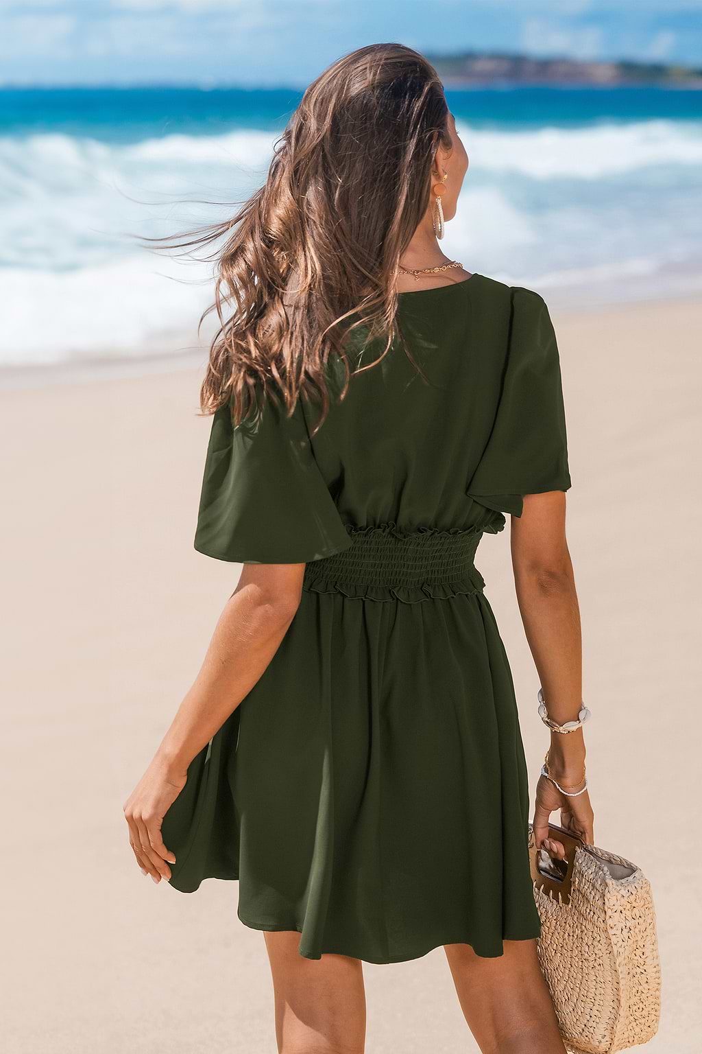 Willow Grove Eucalyptus Mini Dress