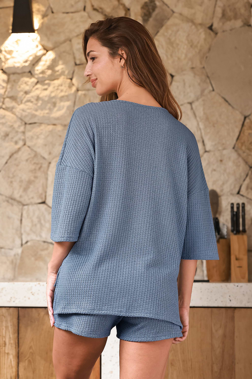 Coastal Breeze Blue Pajama Set