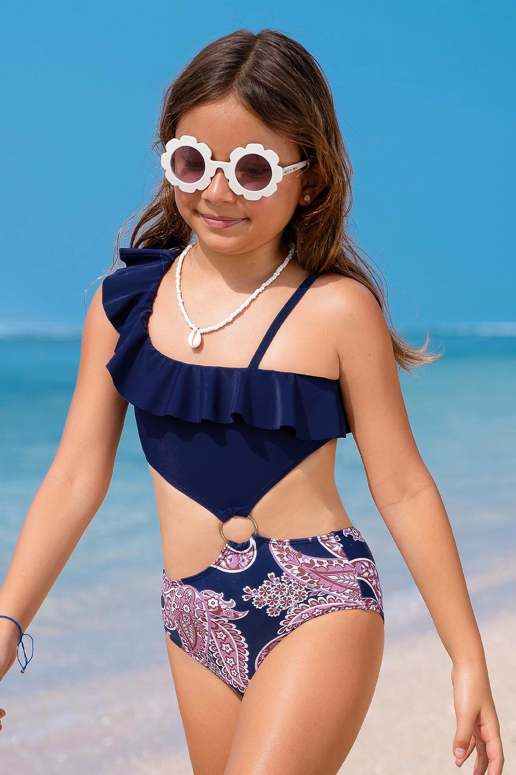 Little Splash Paisley One-Piece Swimsuit