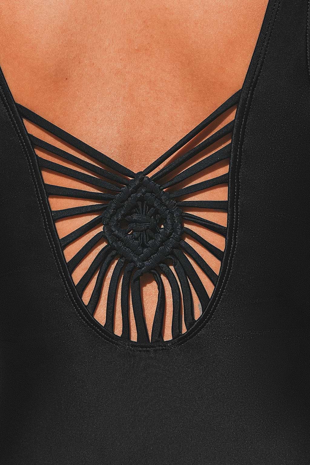 Midnight Tide Black One-Piece Swimsuit