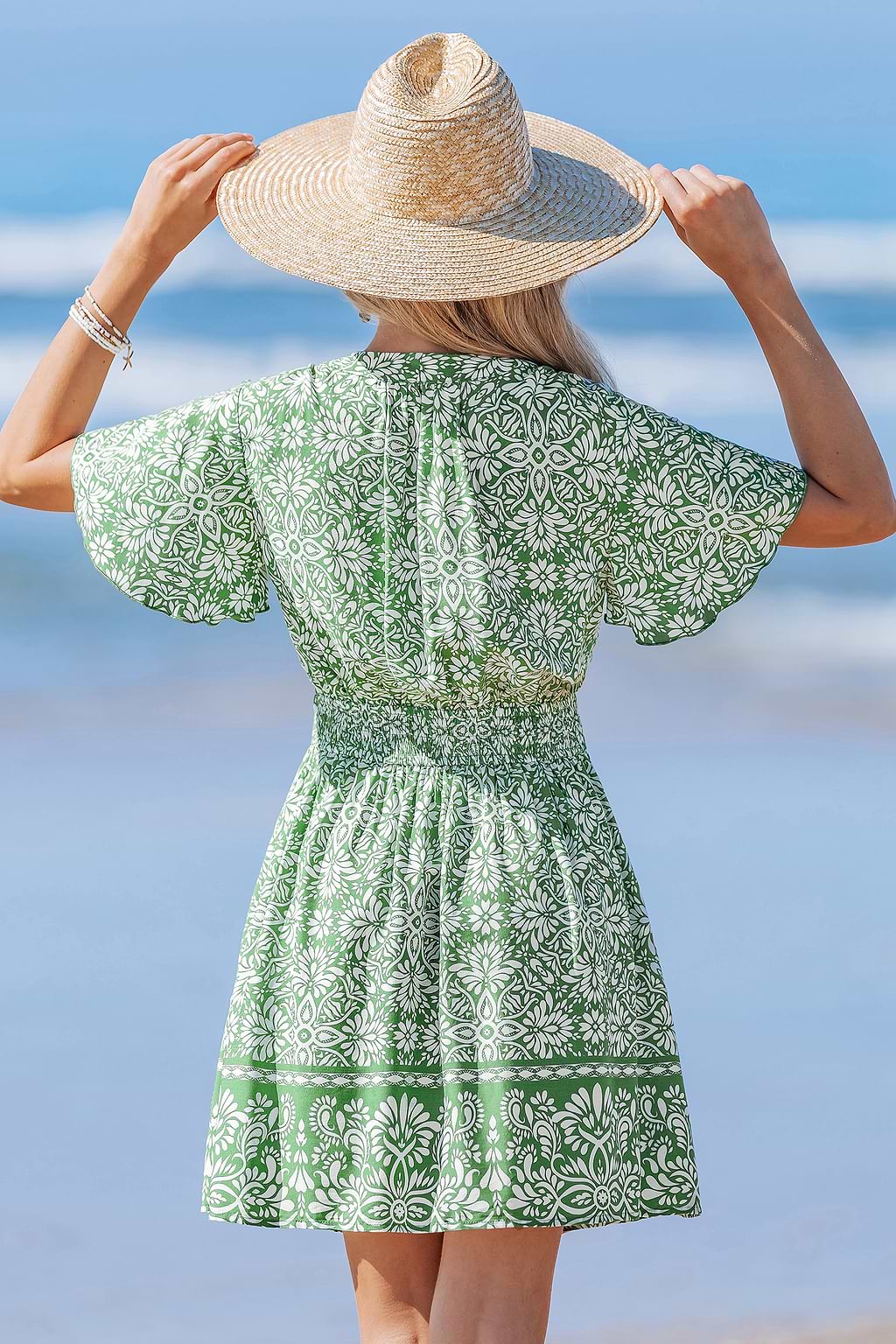 Fresh Garden Floral Mini Dress