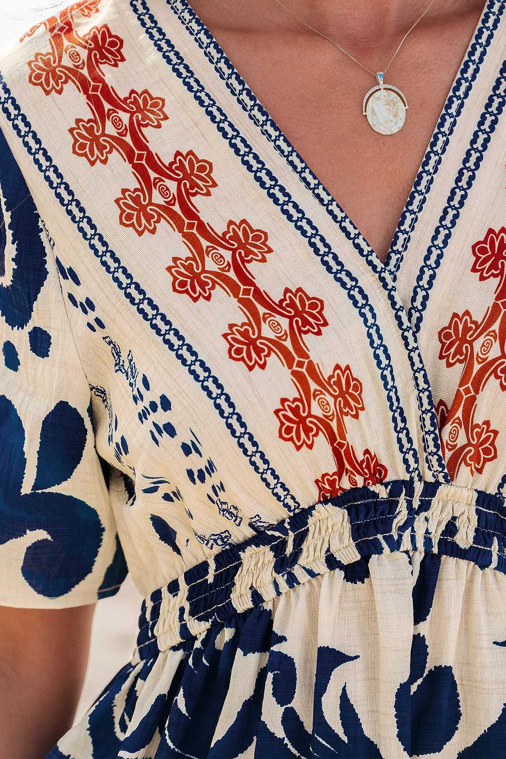 Bali Mood Ornate Midi Dress