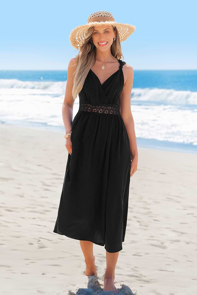 walk on the beach maxi dress Couture Beaded High-Neck Sheath Wedding Dress with Crystal Cape –  SilqueBridal