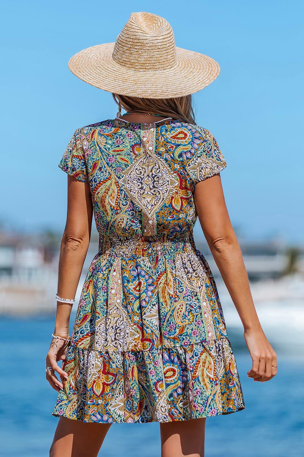 Vibrant Soul Paisley Mini Dress
