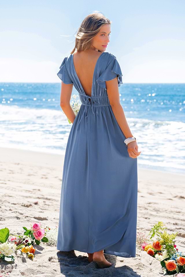 knee length dresses for ladies Kiss Me In The Meadow Maxi In Hot Pink main image 0