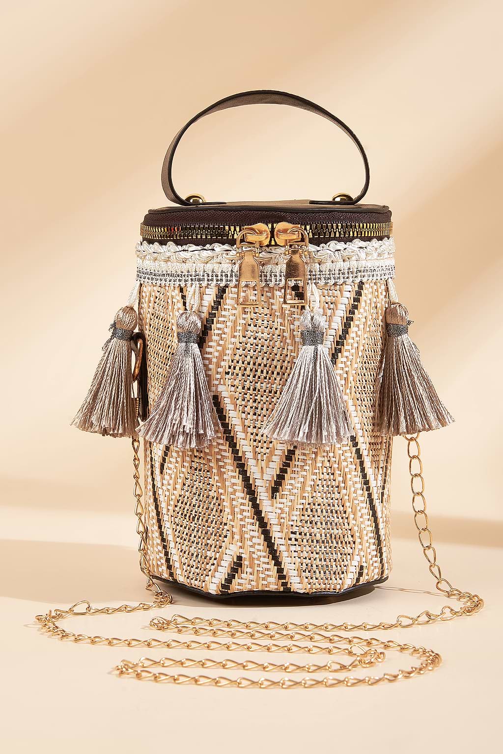 Luxe Boho Straw Bag