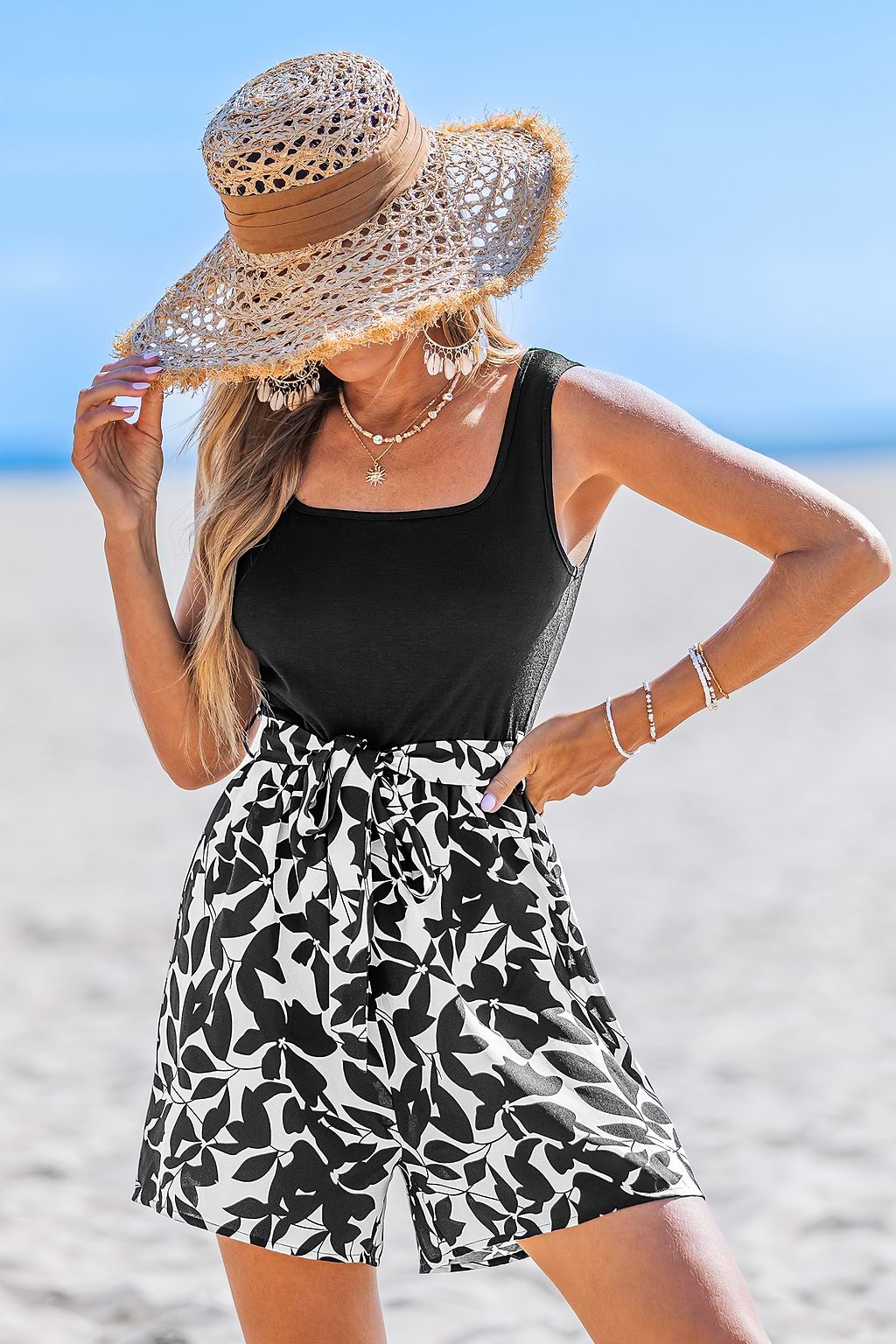 Timeless Ease Floral Playsuit