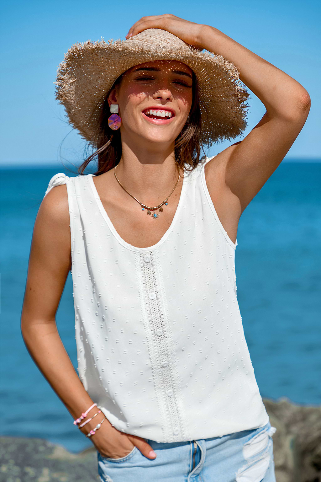 Sweet Serenity White Top