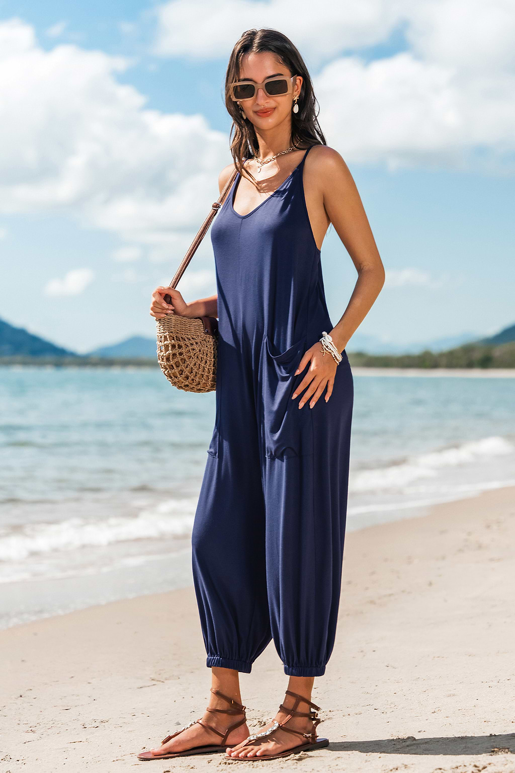 Chill Girl Blue Jumpsuit