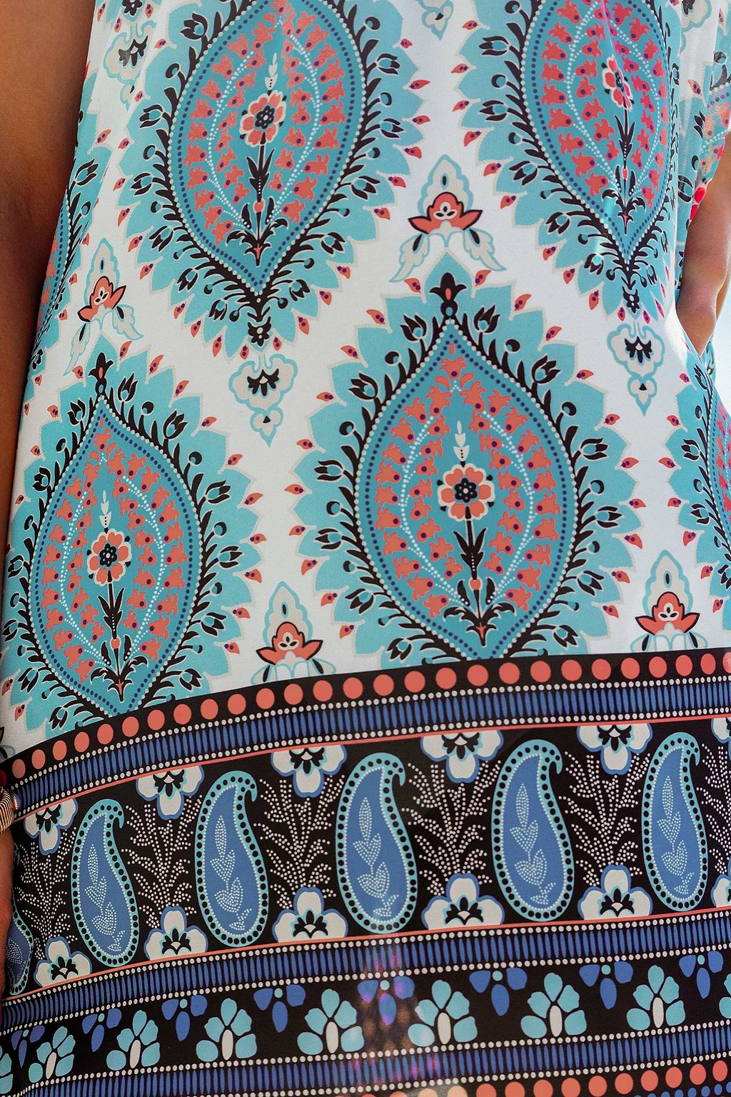 Bohemian Bliss Paisley Mini Dress