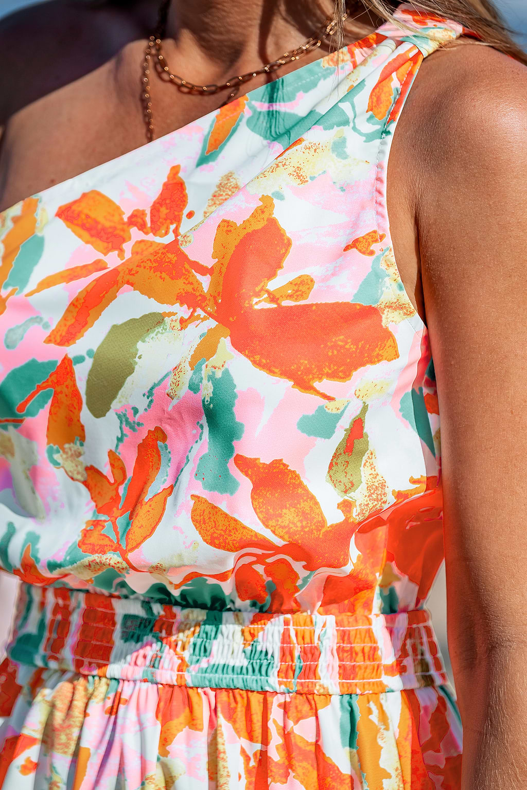 Blushing Garden Floral Mini Dress