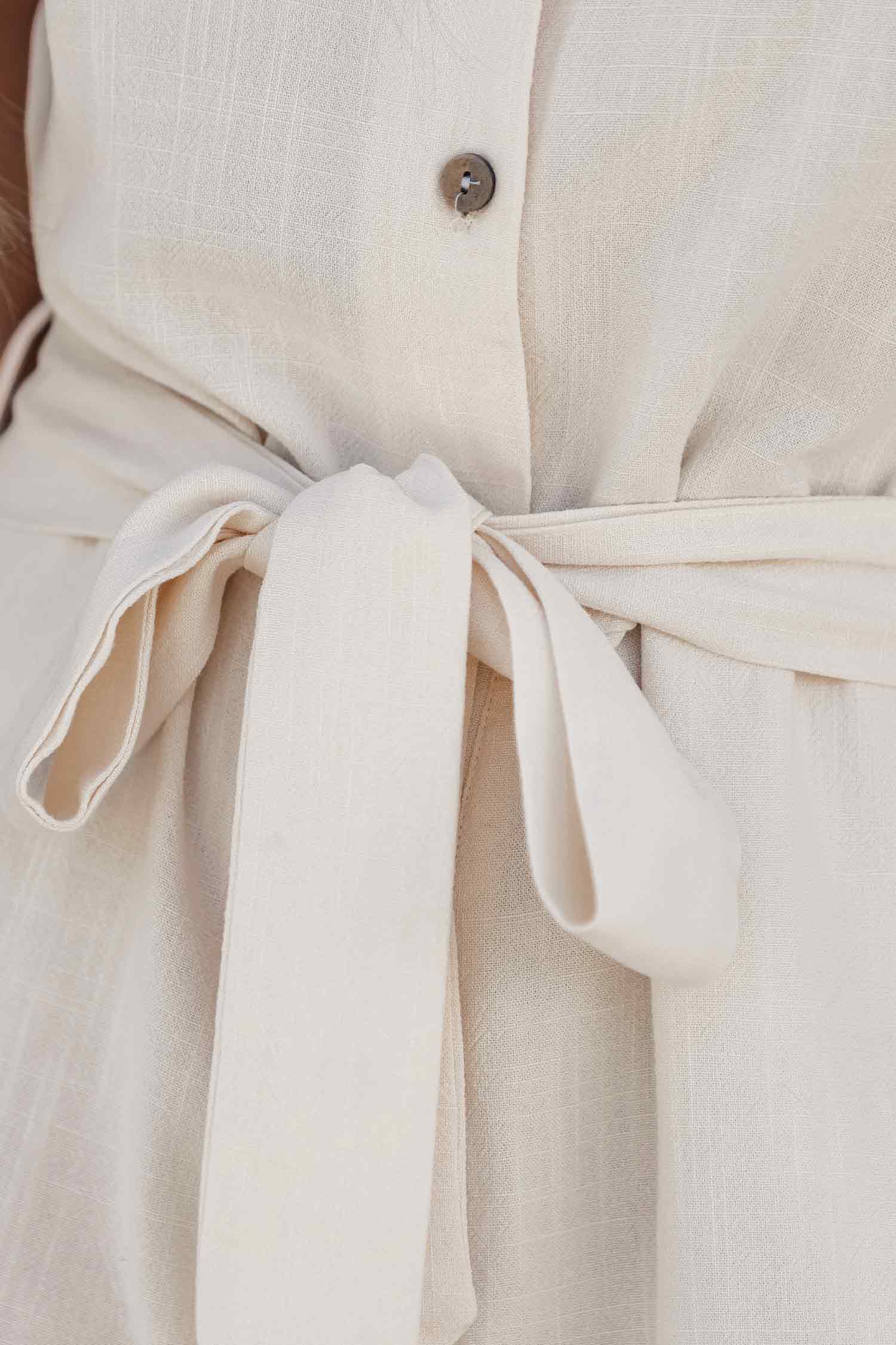 Mono beige Breezy Linens