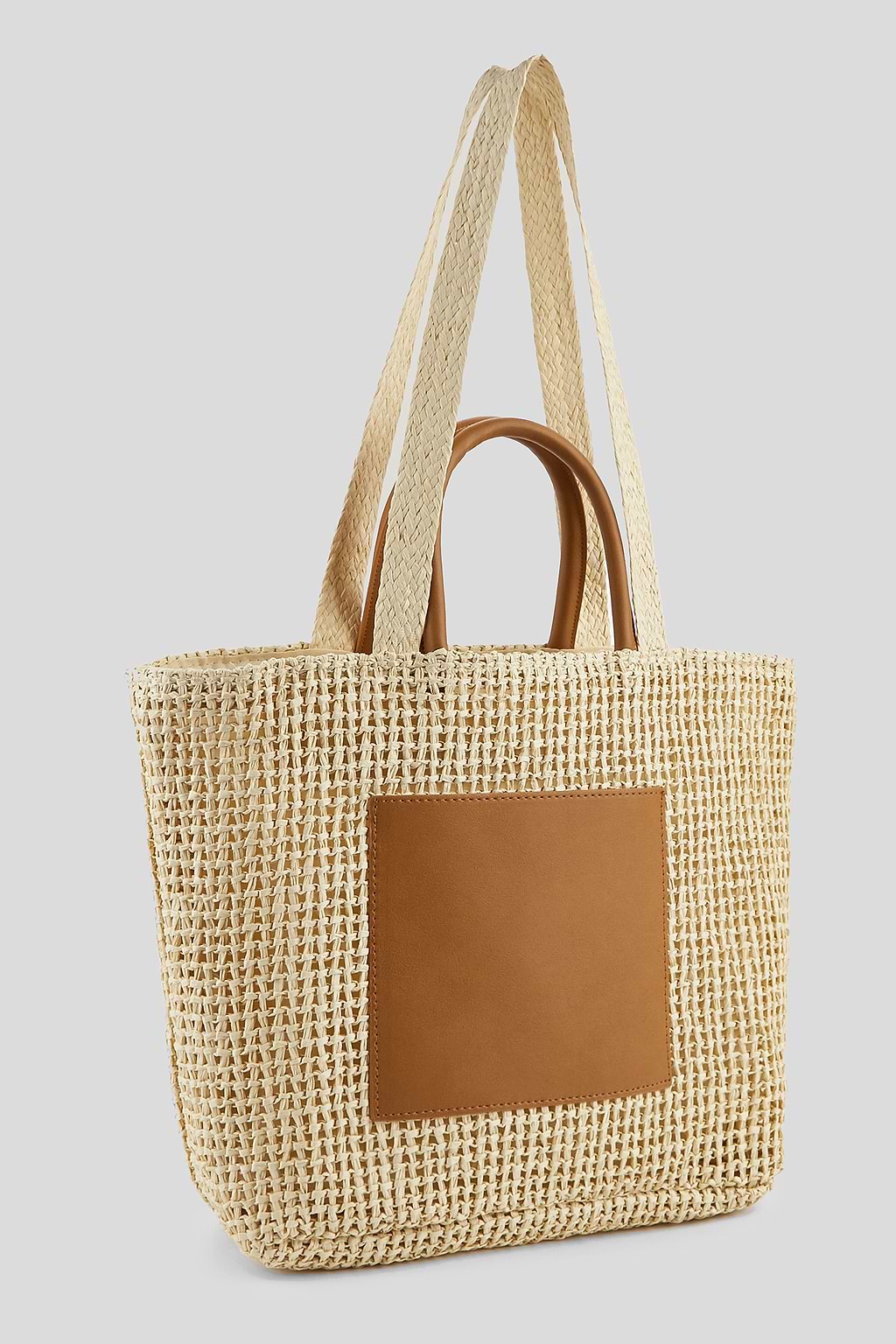 Sac fourre-tout en paille boho