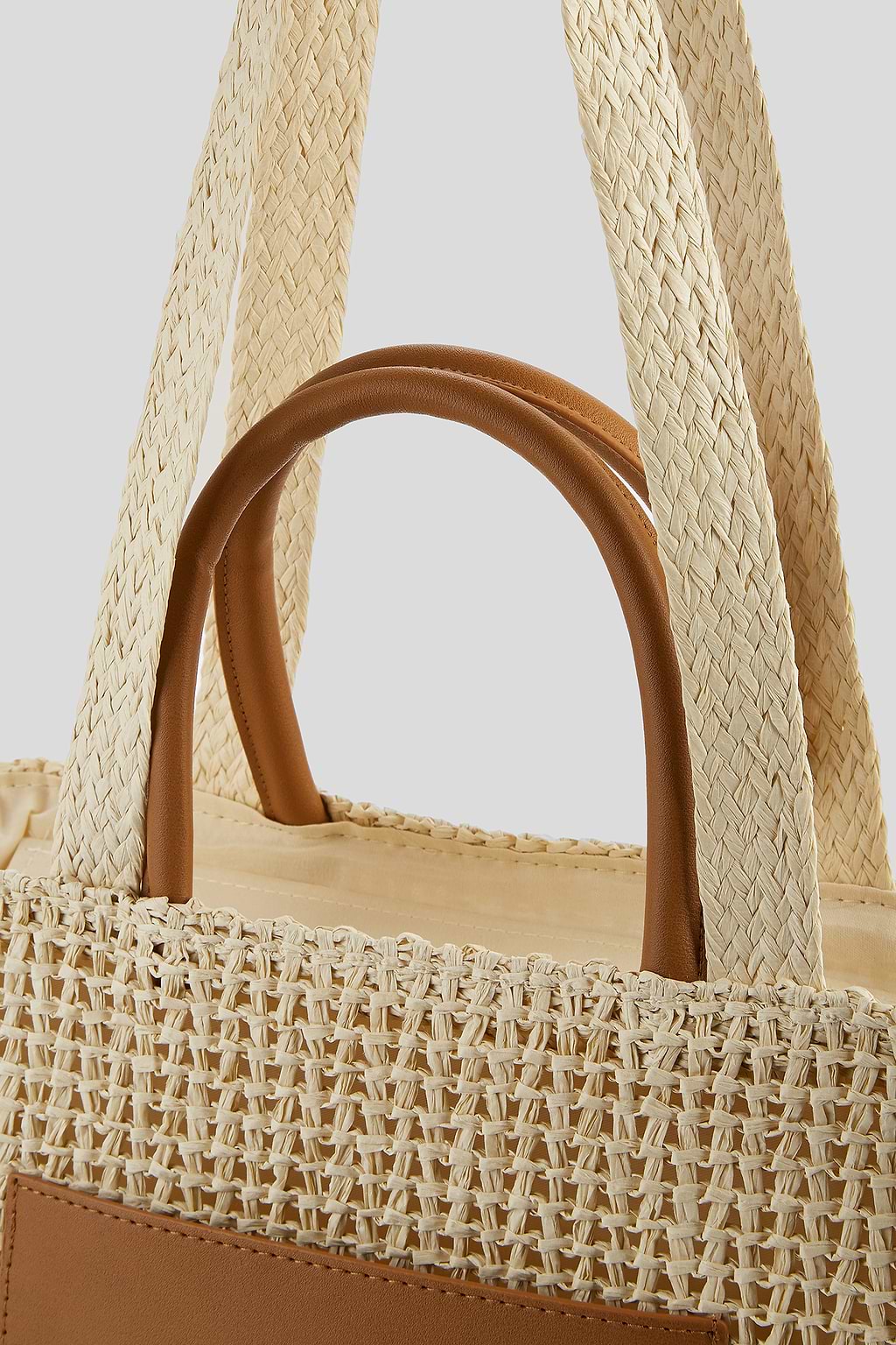 Sac fourre-tout en paille boho