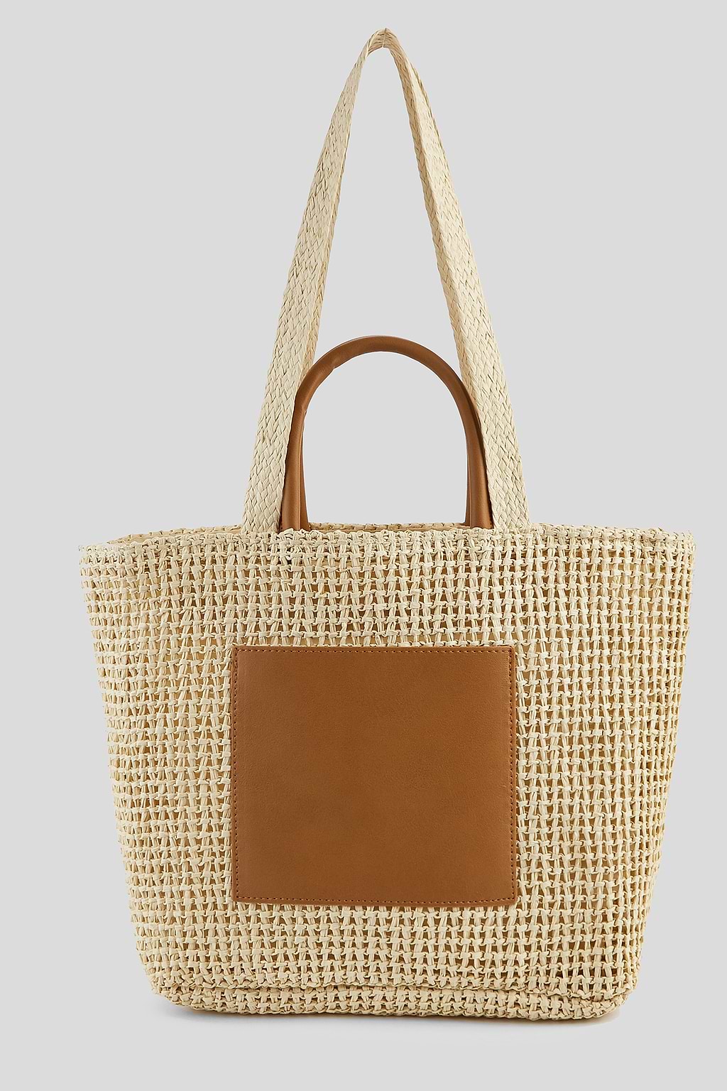 Sac fourre-tout en paille boho