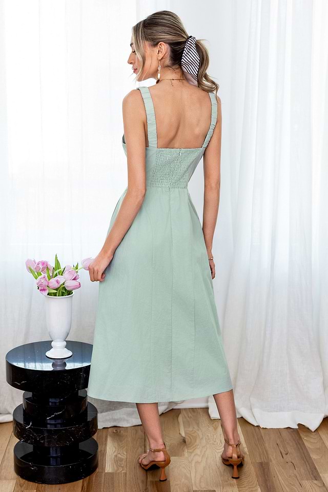 green cream dress ZAPAKASA Women Floral Green Mermaid Spaghetti Straps Long Bridesmaid Dress  Mermaid Wedding Guest Dress main image 0