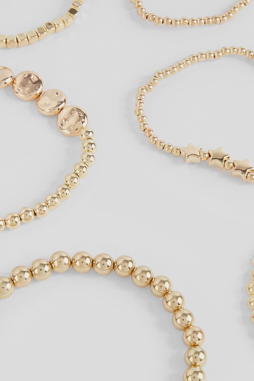 Bracelet doré perlés