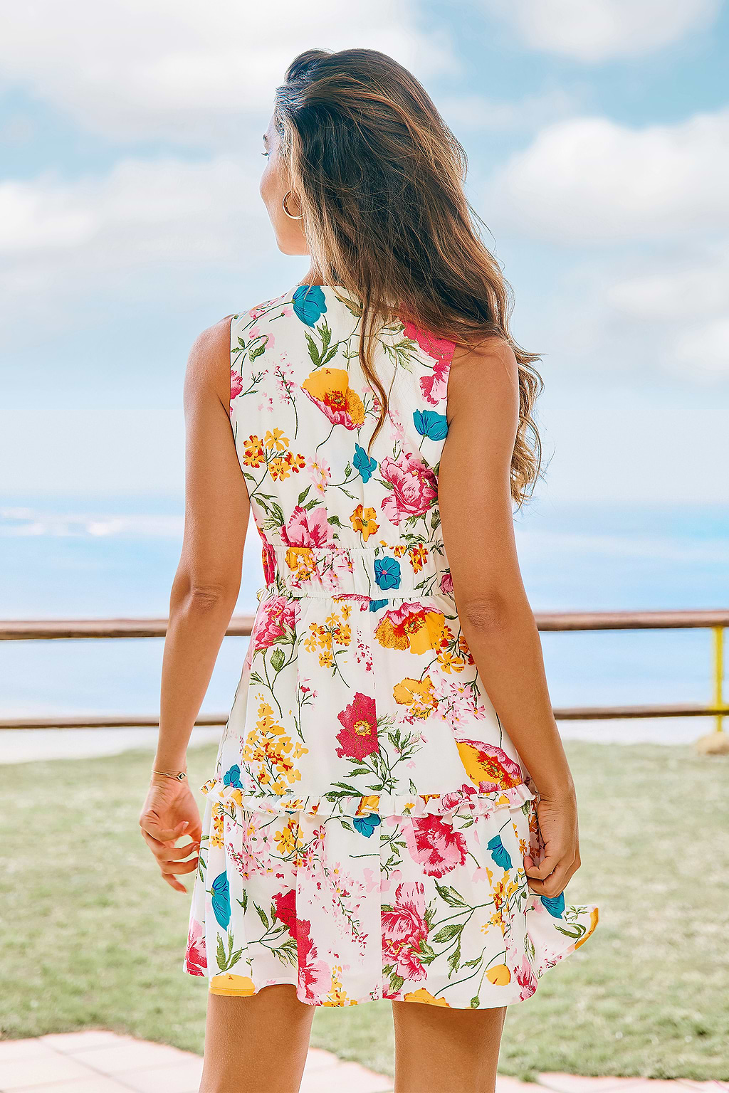 Spring Belle Floral Mini Dress