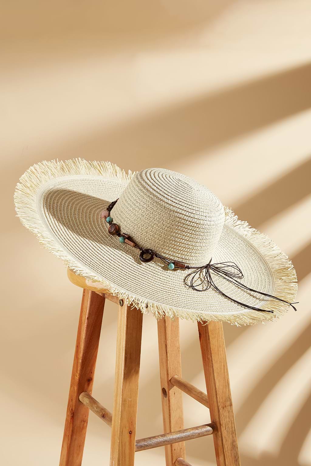 Seaside Beads Straw Hat