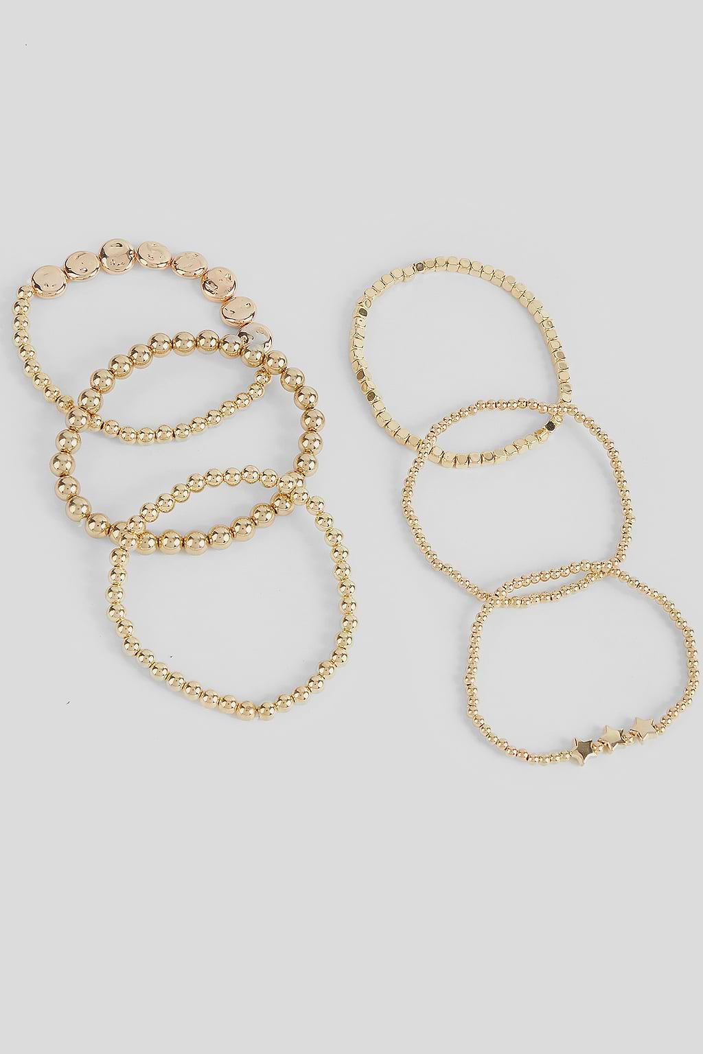 Bracelet doré perlés