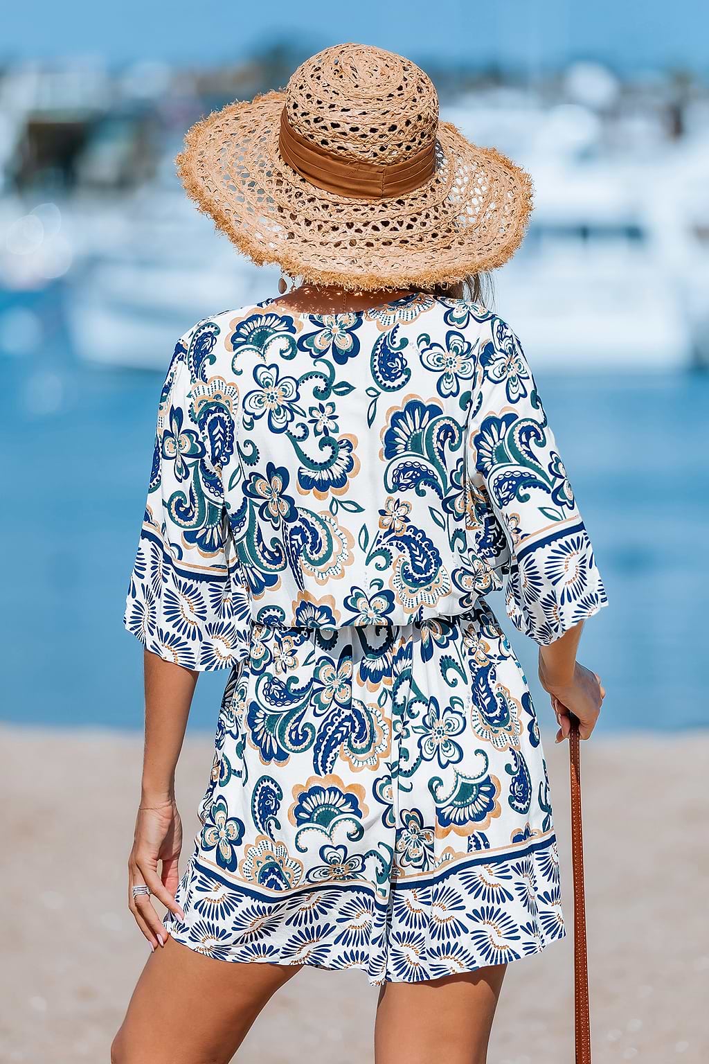 Sandy Bliss Paisley Romper