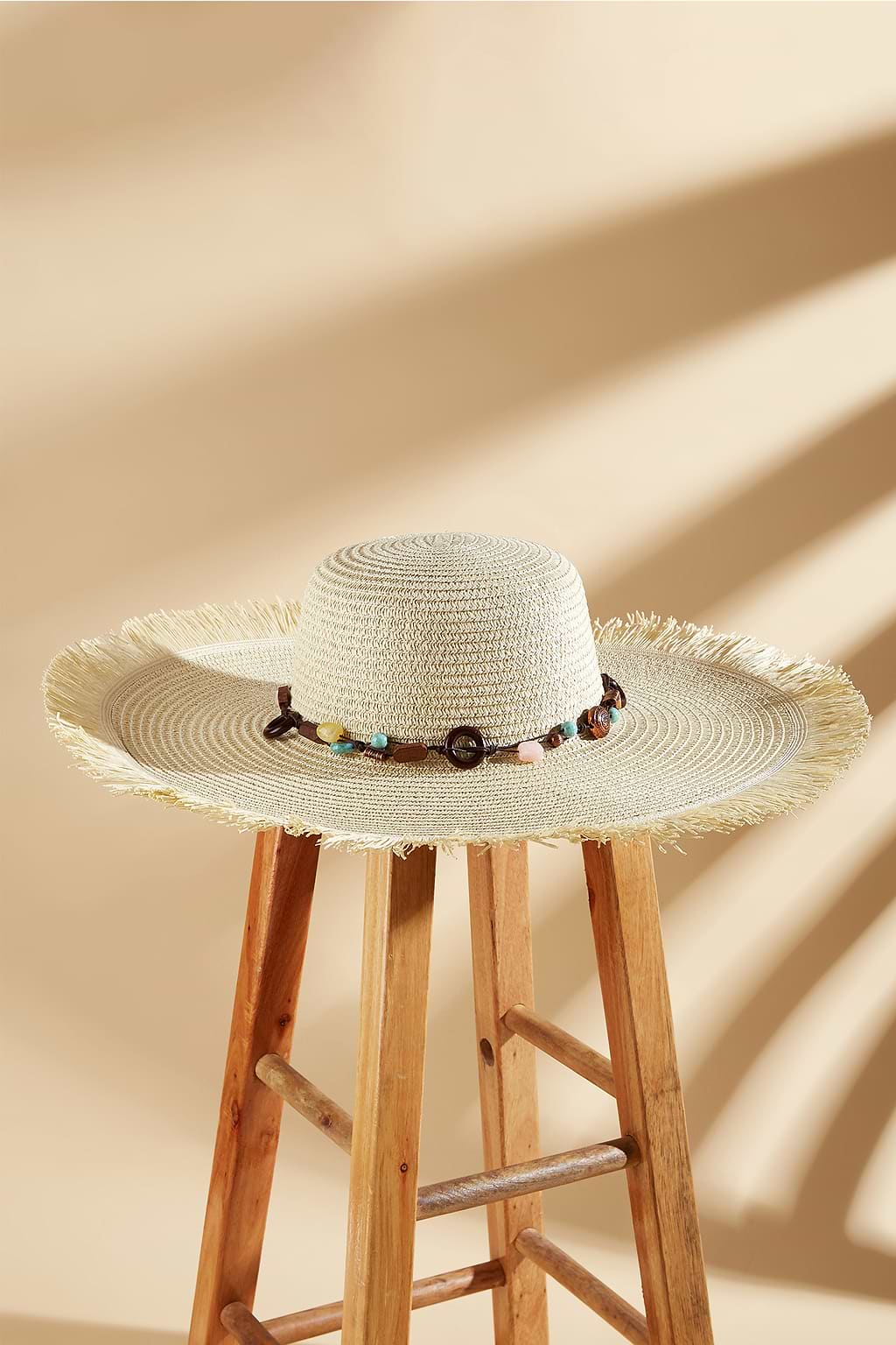 Seaside Beads Straw Hat