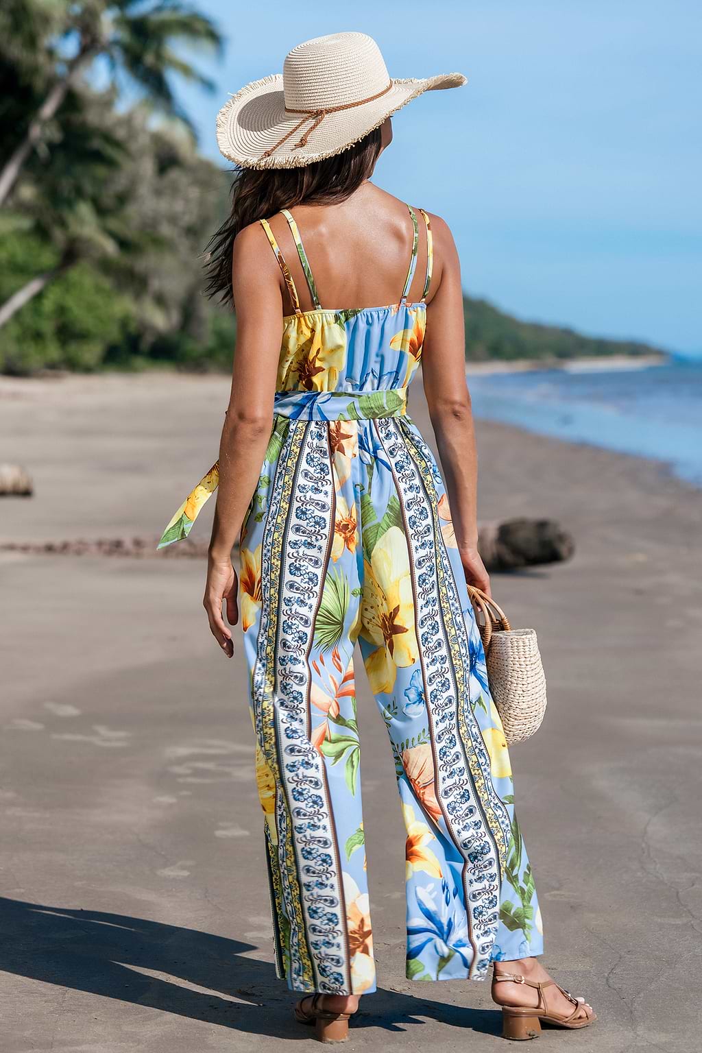 Daisy Breeze Floral Jumpsuit