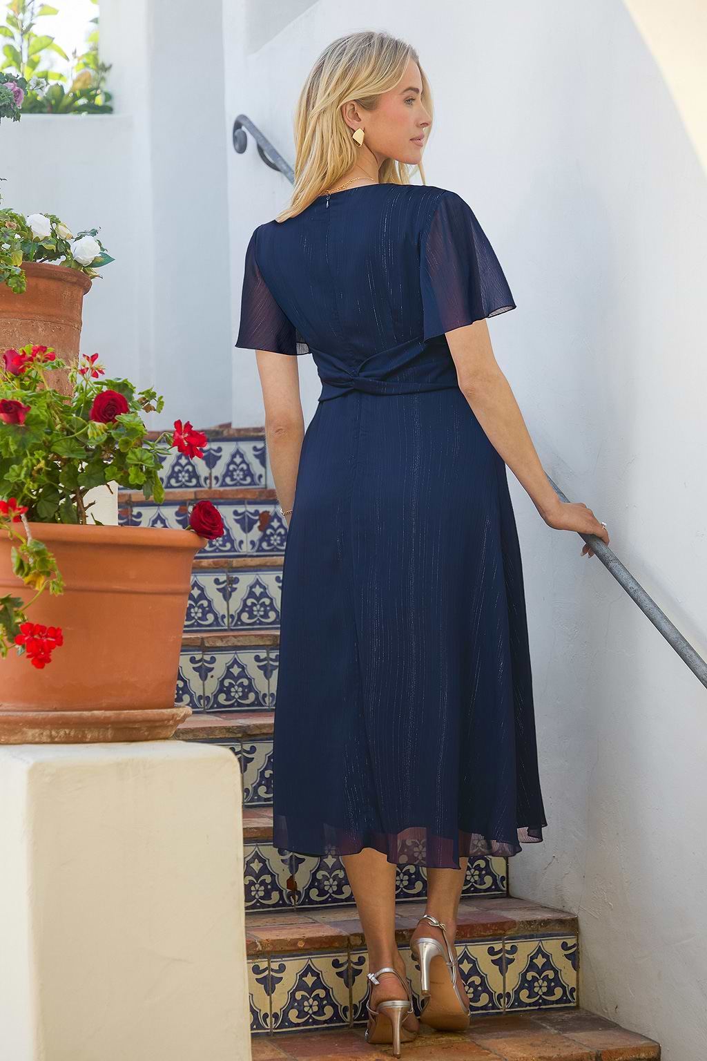 Starlit Night Blue Maxi Dress
