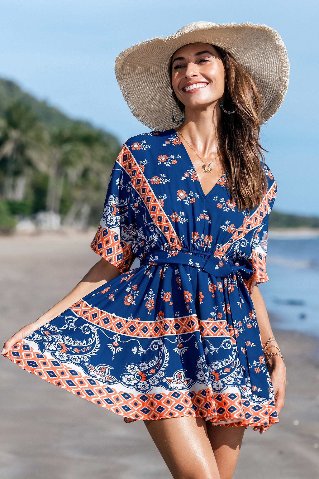 Meadow Muse Boho Mini Dress