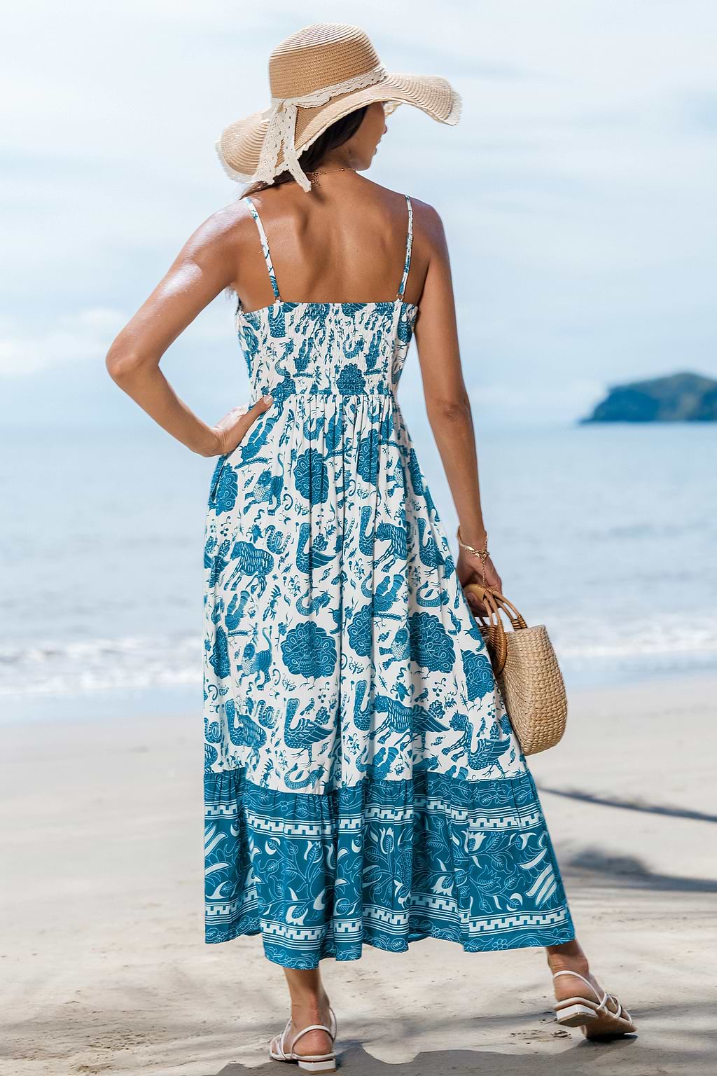Otherworldly Charm Ornate Maxi Dress