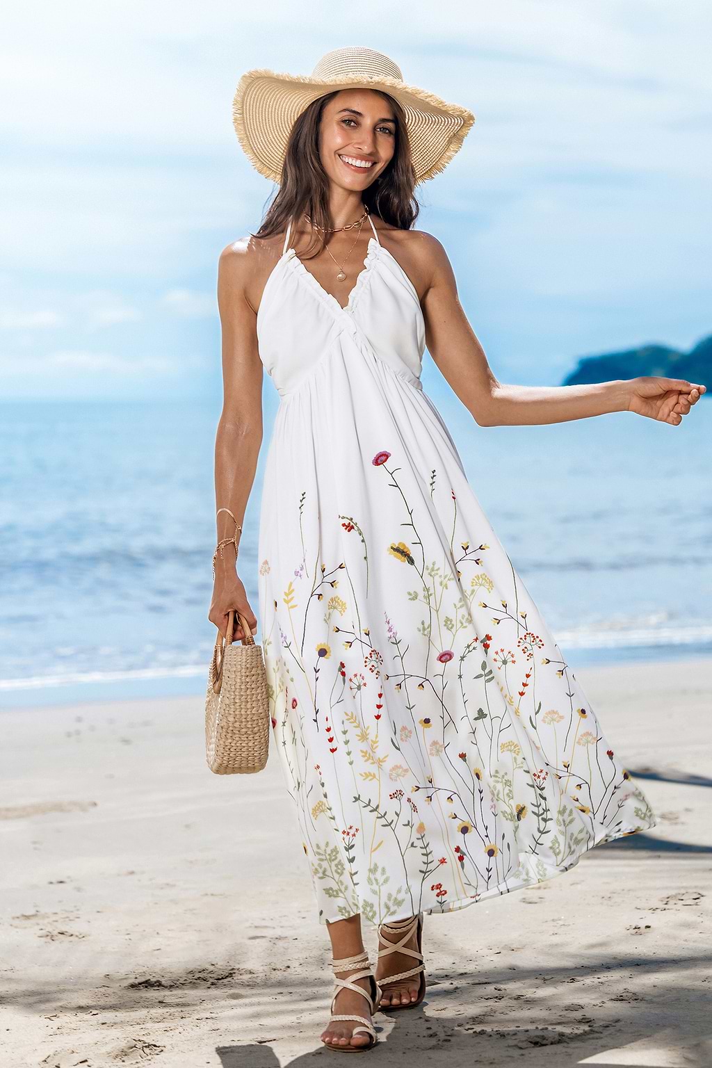 Spring Has Sprung Floral Midi Dress