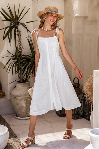 Mujer H&m Vestidos Blancos De H&m Vestido Playa Vestido