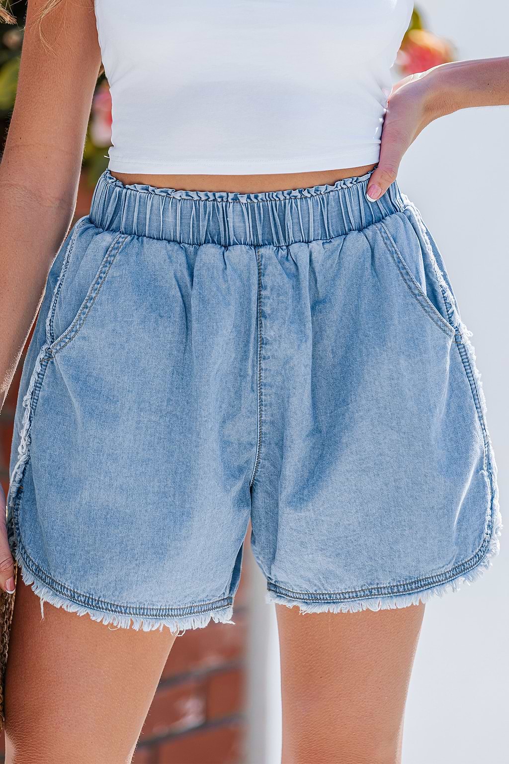 Rough Around the Edges Denim Shorts